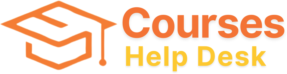 Courses Help Desk
